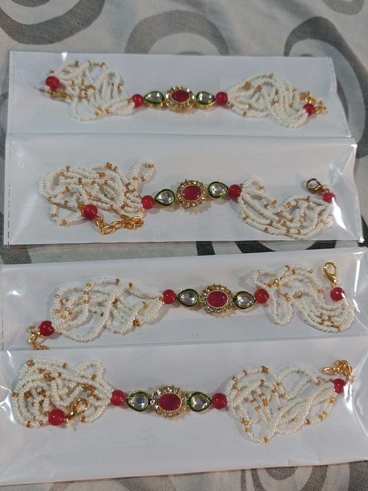 Kundan Pearl Rakhi