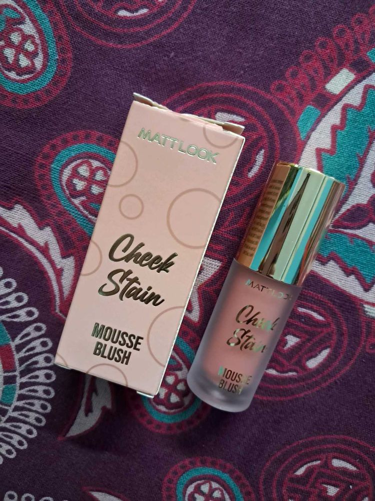 Mattlook Cheek Stain Mousse Blush 04 Everyday Love