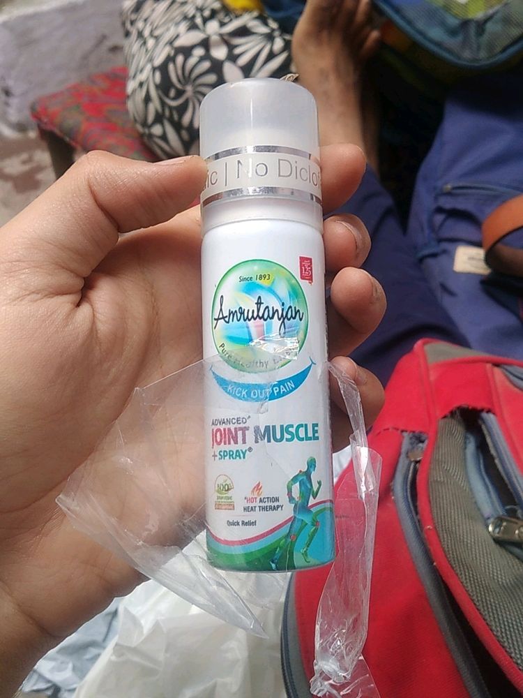 Amrutanjan Sealed Pack Joint Muscle Spray Instantly Action Kick Out Pain New With Tag