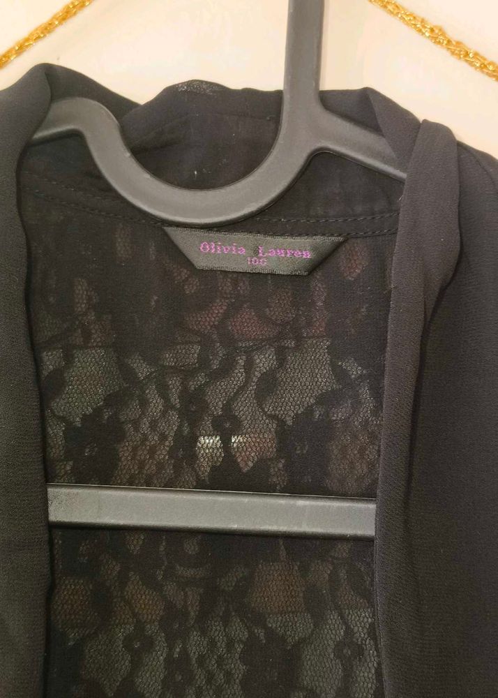 Sleeveless Black Vest