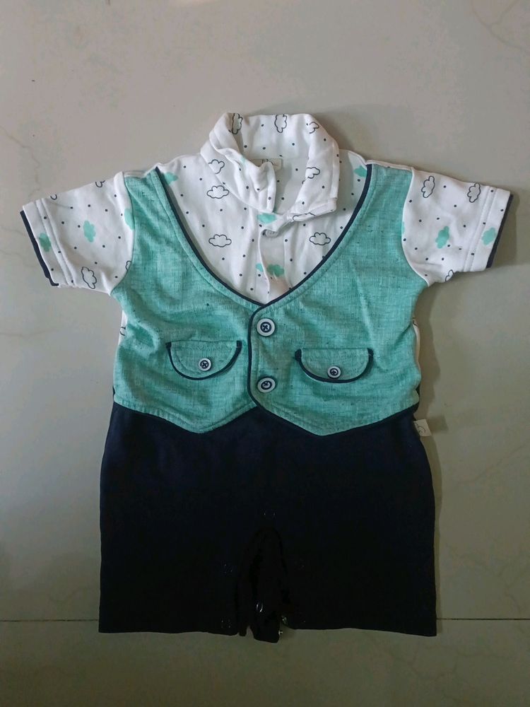 Baby Boy&#39;s Vest Romper
