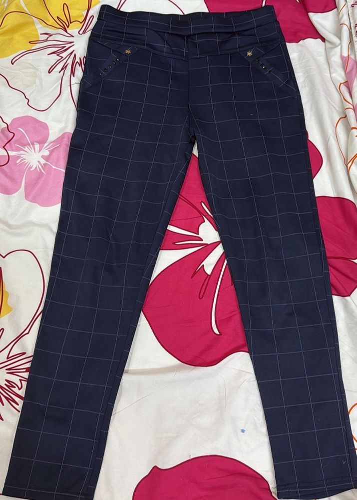 Navy Blue Designer Jegging