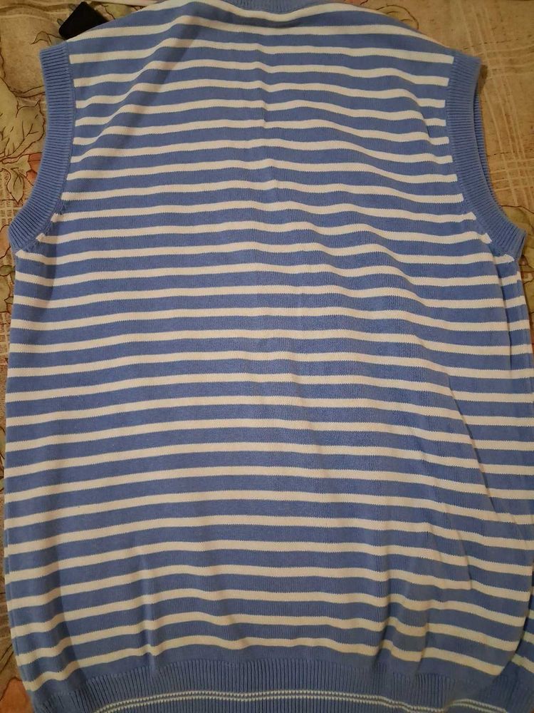 Striped Knit Vest