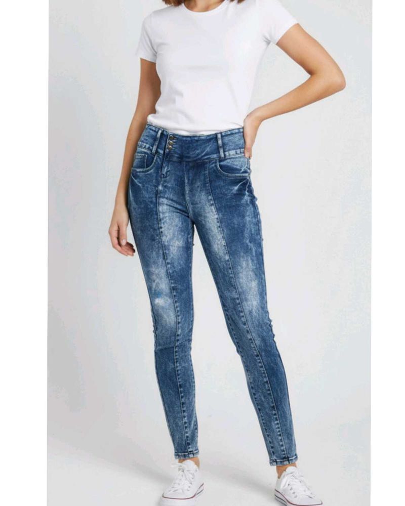 Side Button Jean