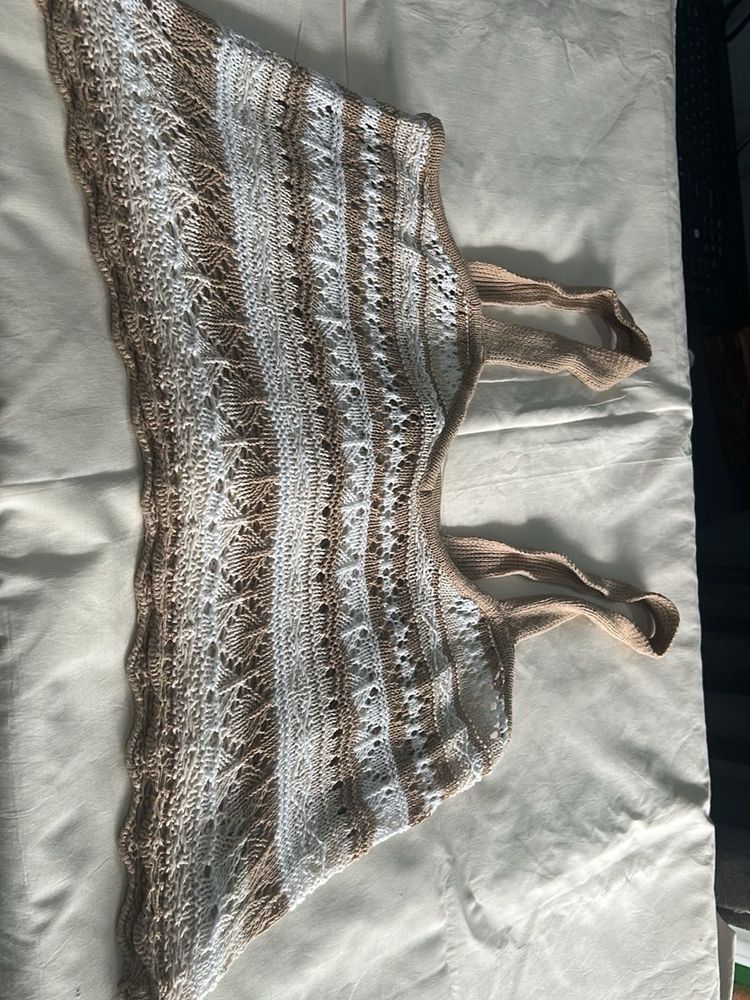 Crochet Knit Tank Top