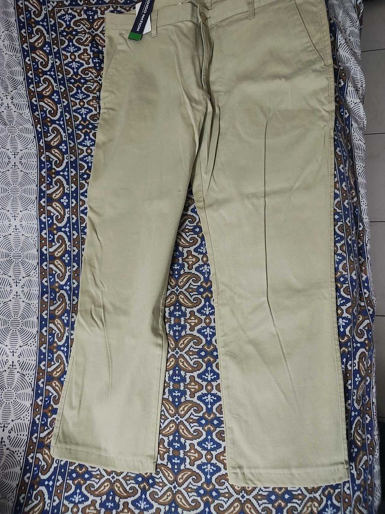 brand new indigo nation pants cotton khaki
