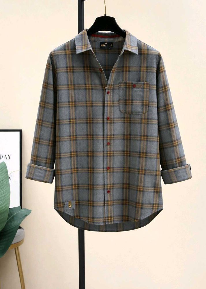 Men's Plaid Casual Shirt