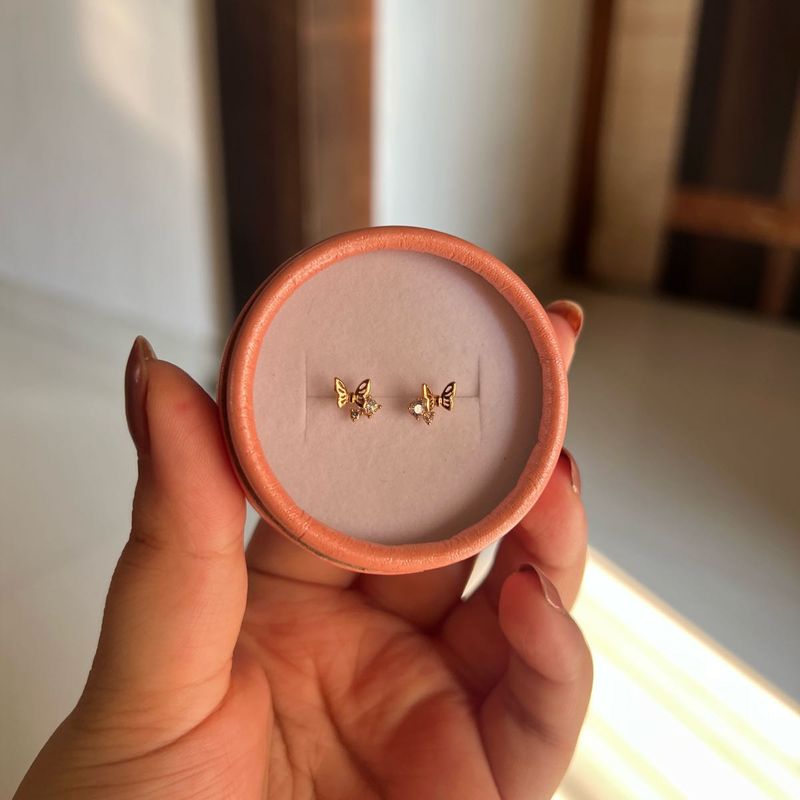 Butterfly Stud Earrings | Anti Tarnish, Daily wear