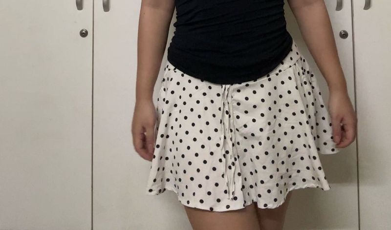 Polka Dot Mini Skirt