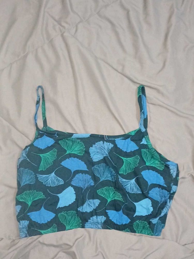 Leaf Print bralette