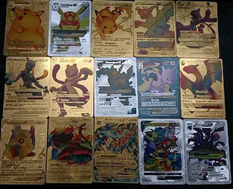 Gold Pokemon Cards