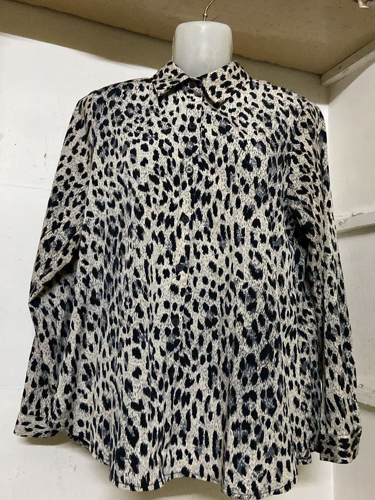 Black Printed Shirt