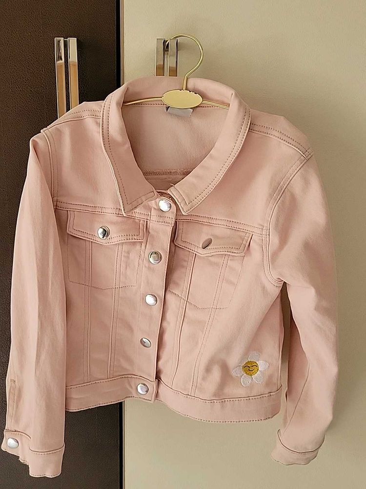 Cute Pink Denim Jacket