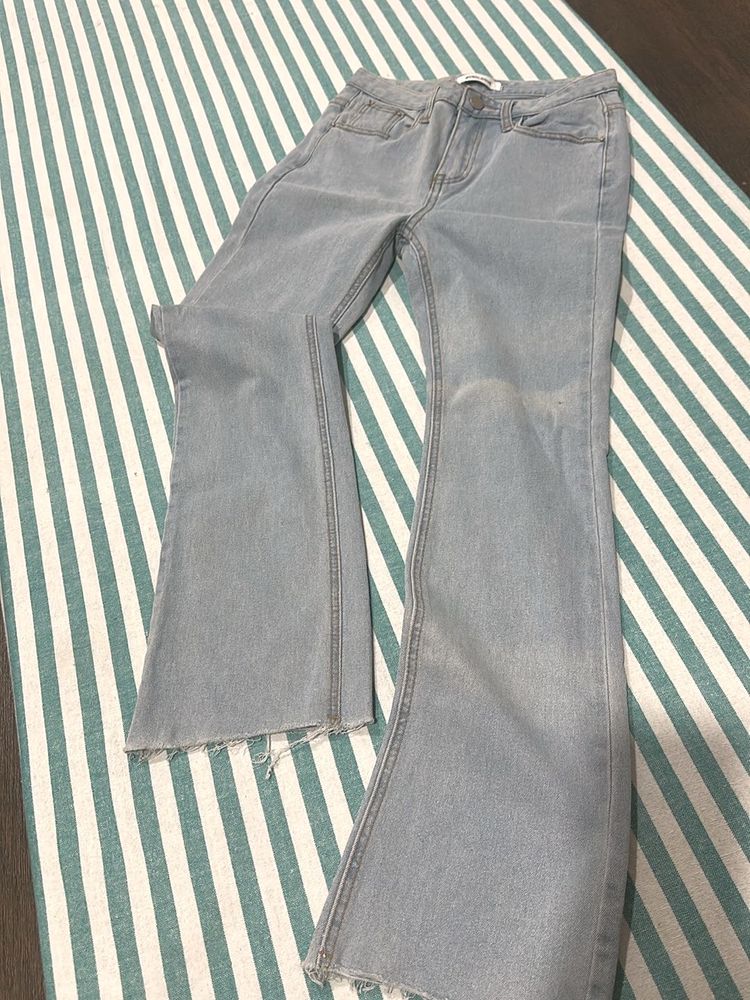 Light Wash Flare Jeans