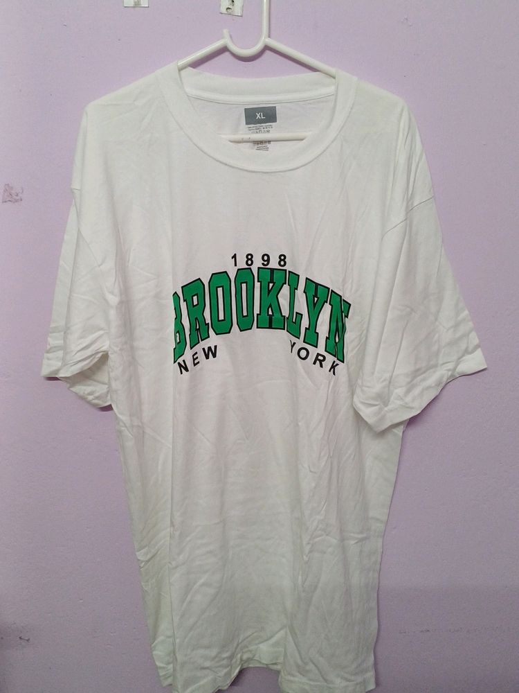 Oversized White T Shirt In XL Size