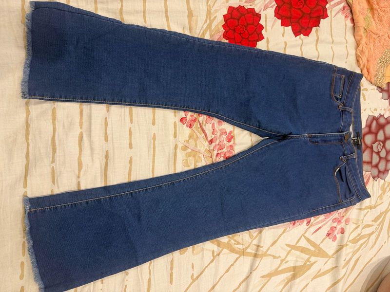 Flared Denim Jeans