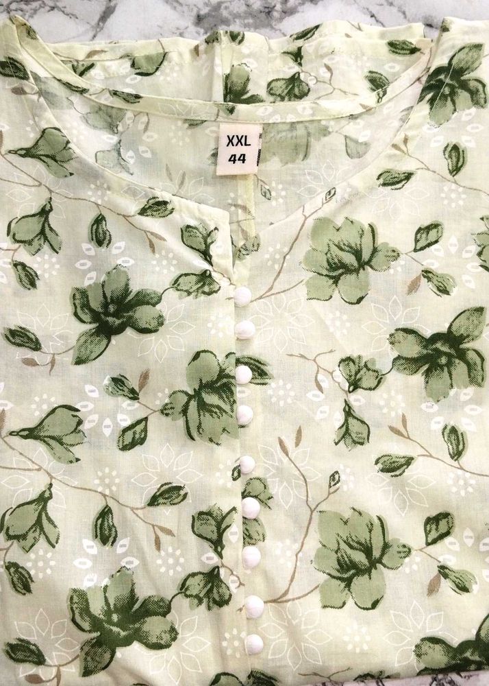 Pure Cotten Short Kurti