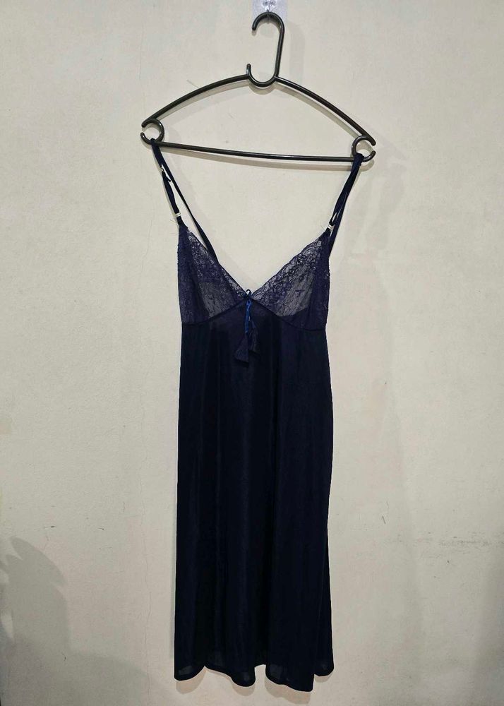 Sexy Navy Lace Nighty