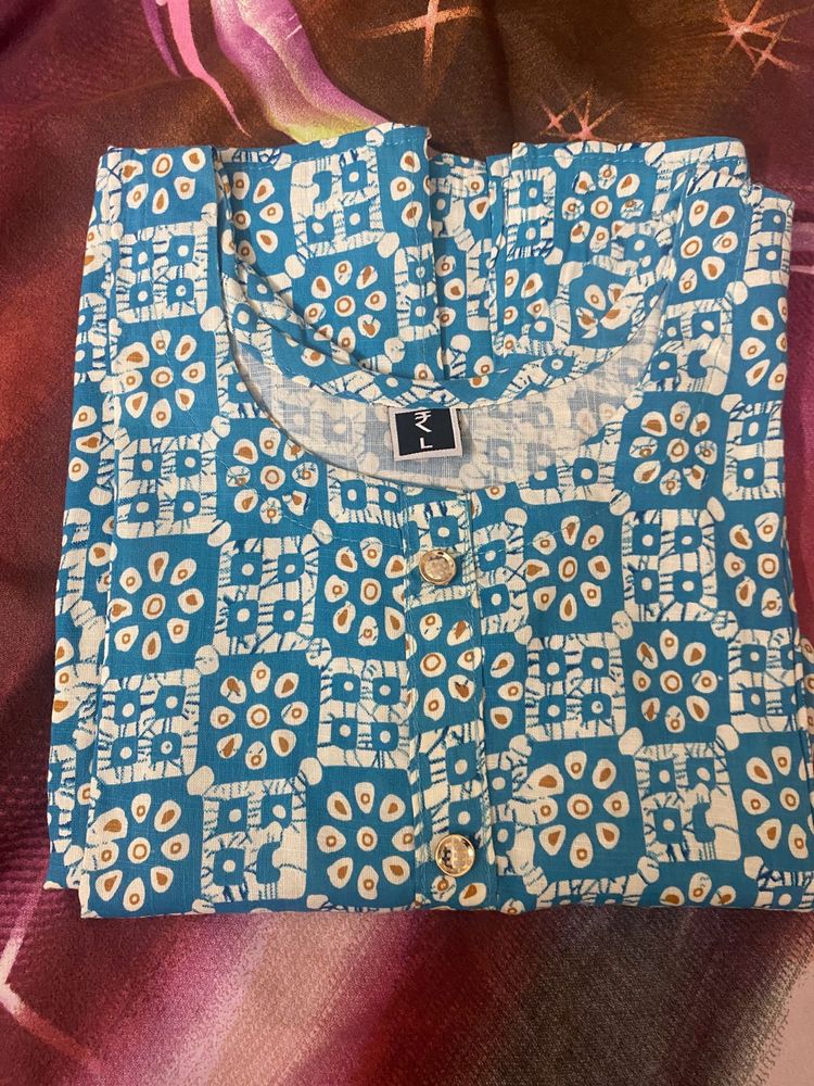 Blue Kurti