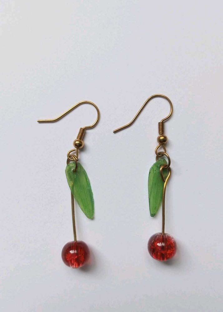 Cherry Drop Earrings