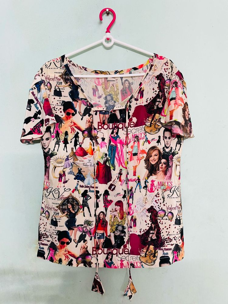 Printed Women&#39;s Top