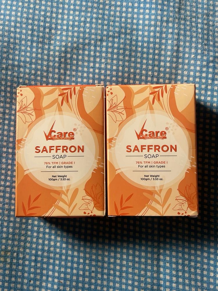Vcare Saffron Soaps 2