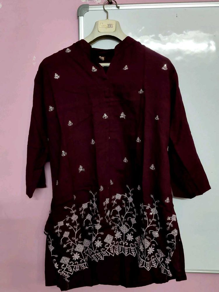 Elegant Embroidered  co-ord set