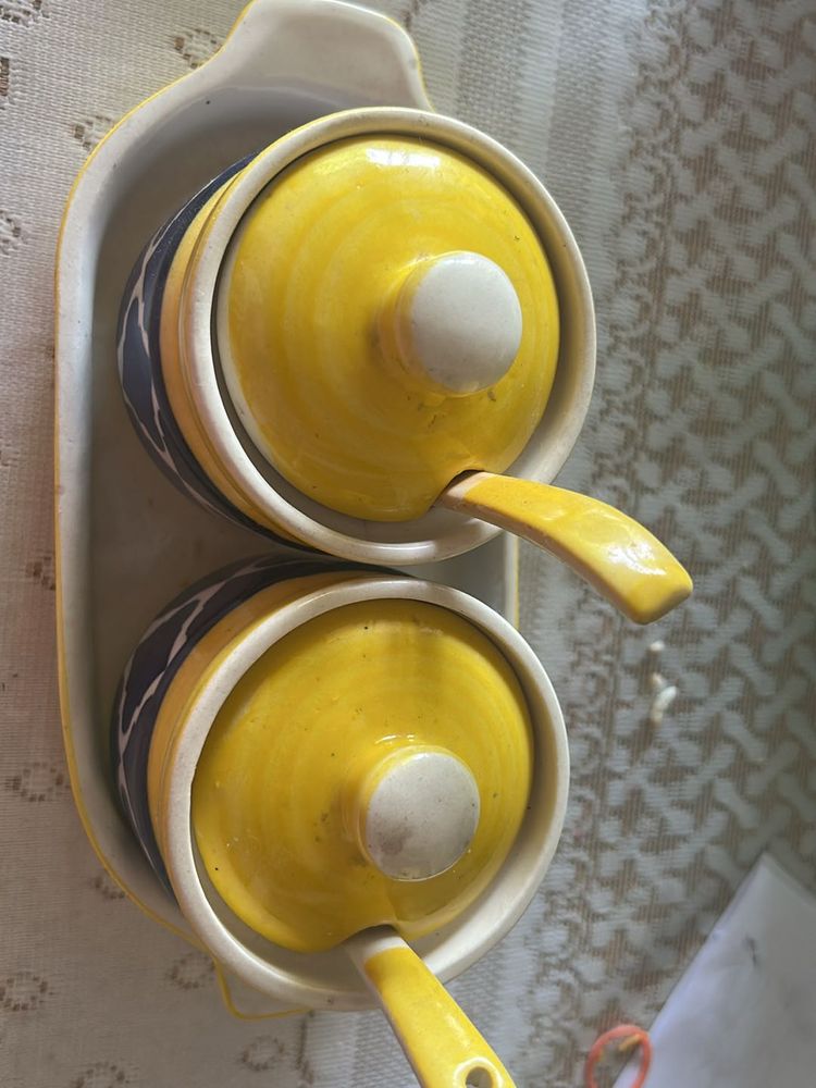 Original Ceramic Pots For Achaar And Chutny-small