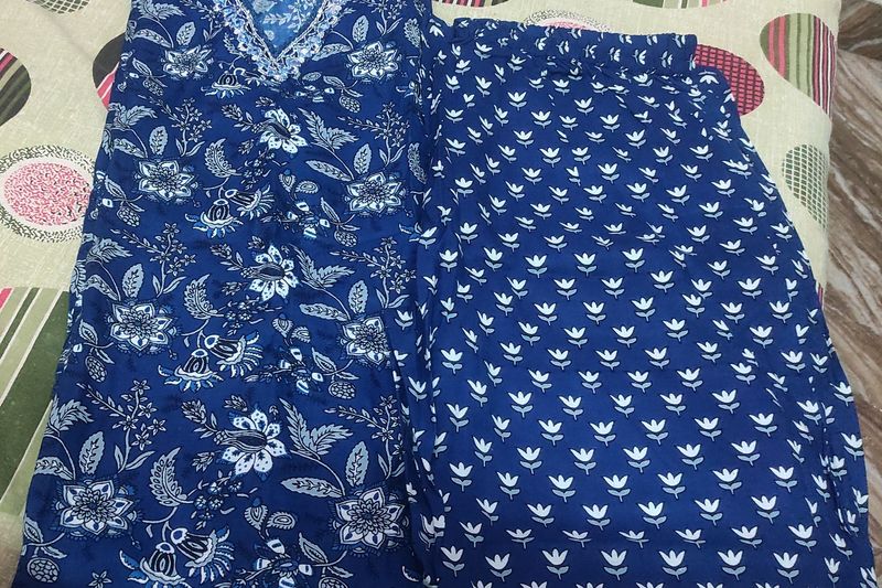 Pure Rayon Cotton Kurta Set