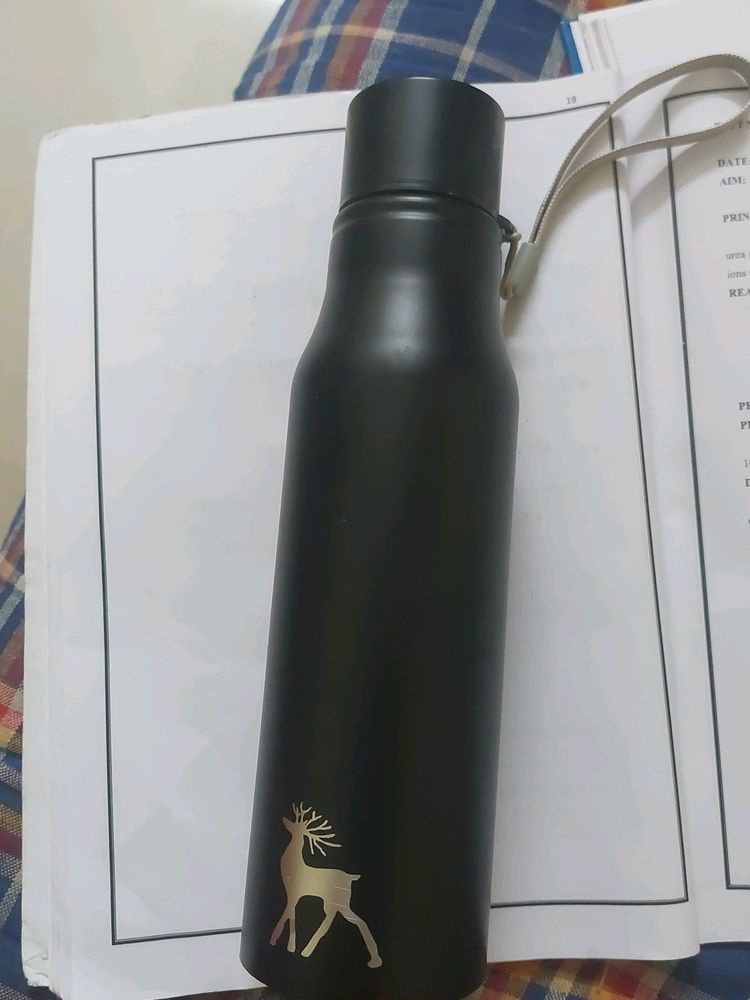 Black Water Bottle Steel