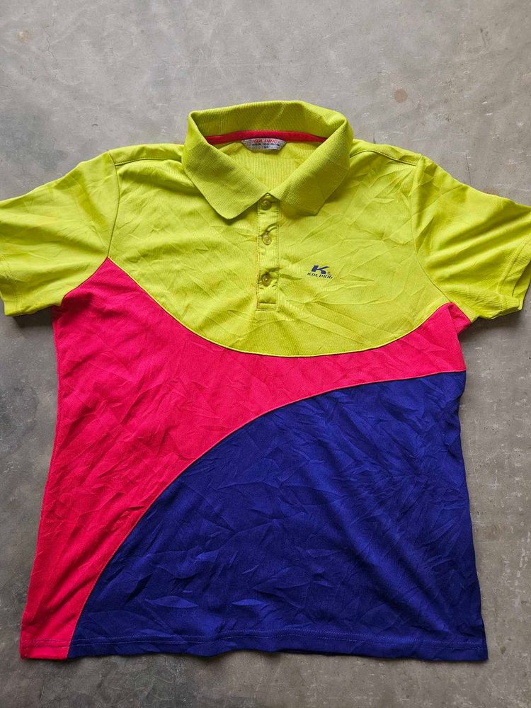 Imported Color Block Polo Shirt