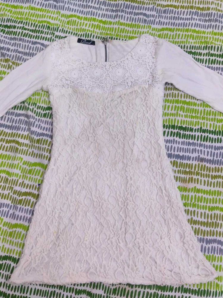 White Kurti
