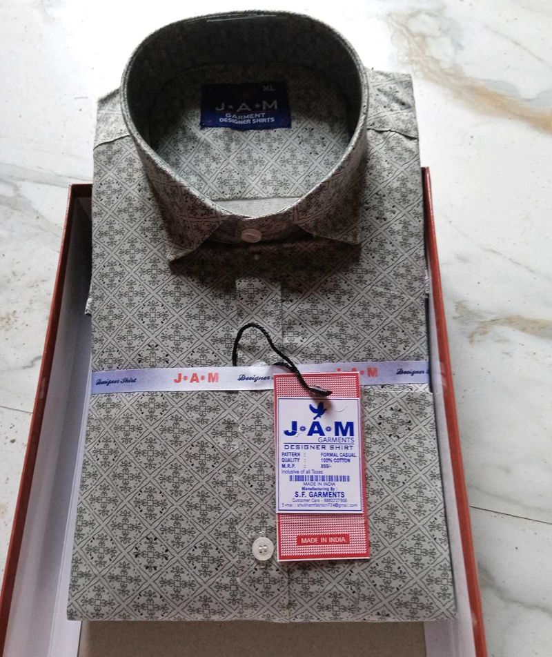 Patterned Casual Shirt