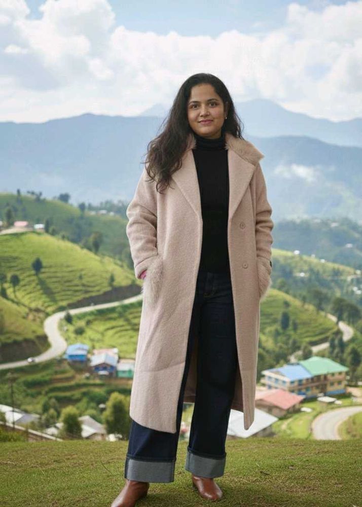 Elegant Beige Trench Coat