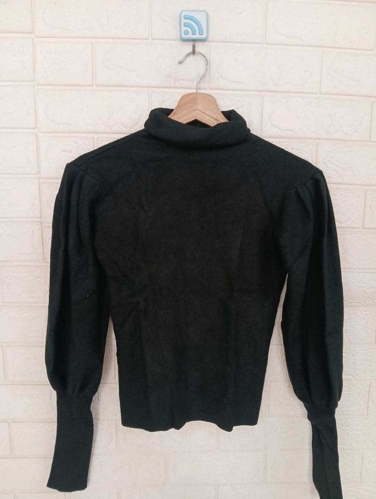 Korean black sweater