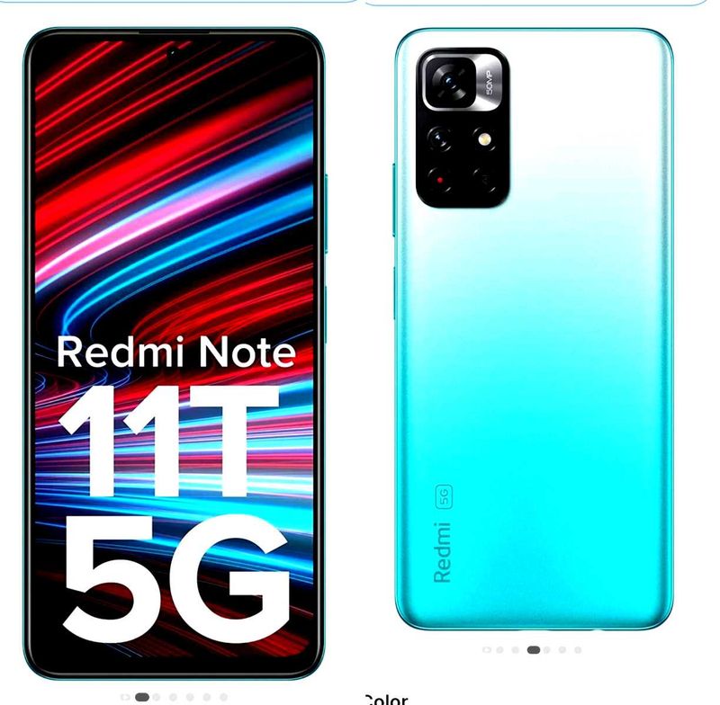 REDMI NOTE 11T 5G(AQUAMARINE BLUE,128 GB)