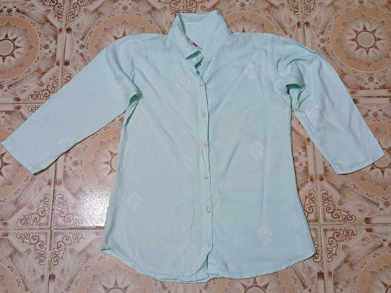 Light Blue Button-Down Shirt