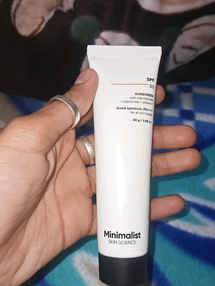 Minimalist SPF 50 Sunscreen