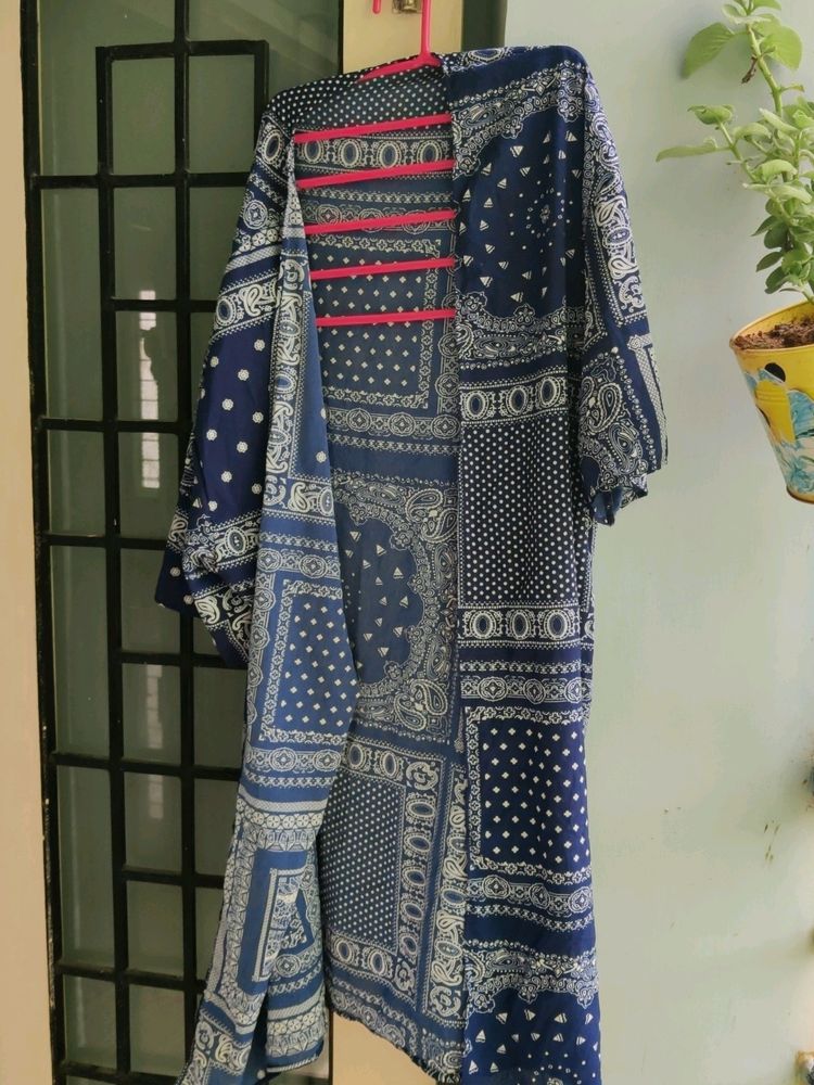 Plus Size - Long Overcoat