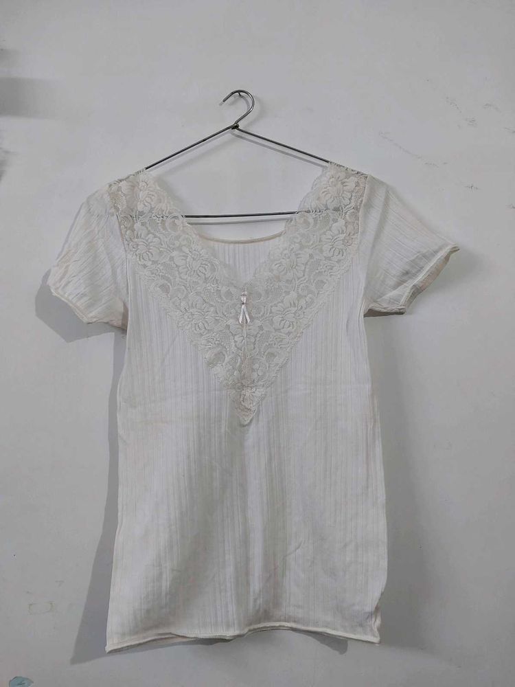 Coquette Bow Sheer Type Top