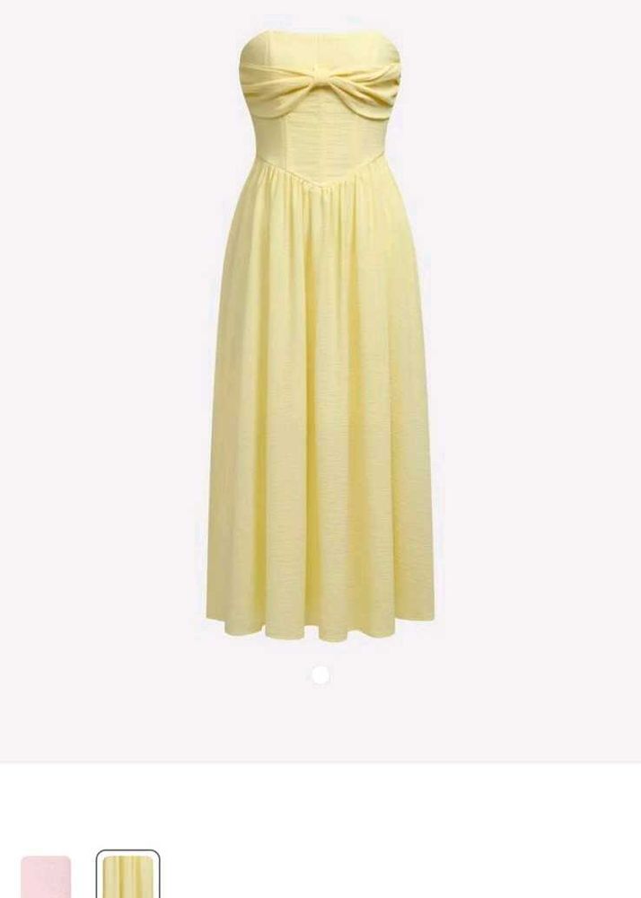 Yellow Mini Dress