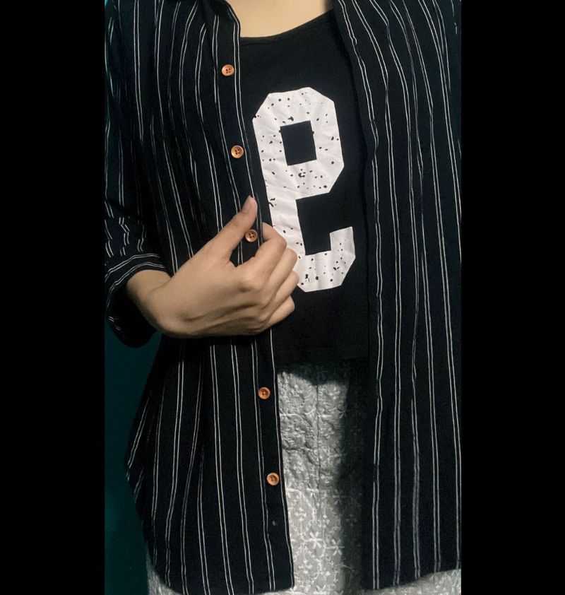 Funky Shirt With Attached T