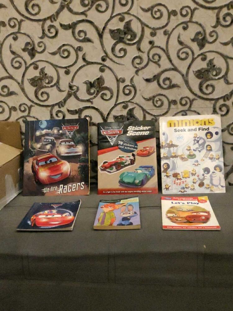 Cars And Zootropolis Book 6 Combo