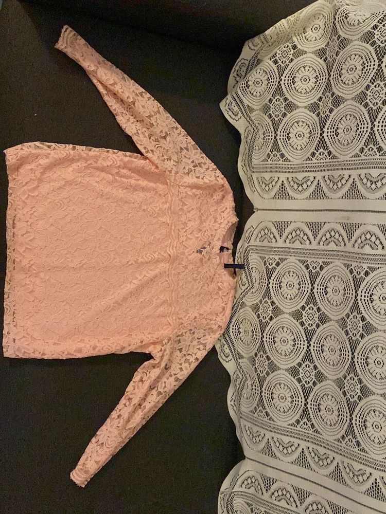 Lace Long Sleeve Top