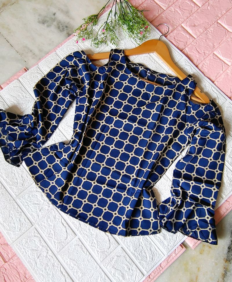 Beautiful Cold Shoulder Top