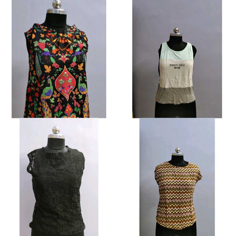 Combo Of 4 Summer Tops