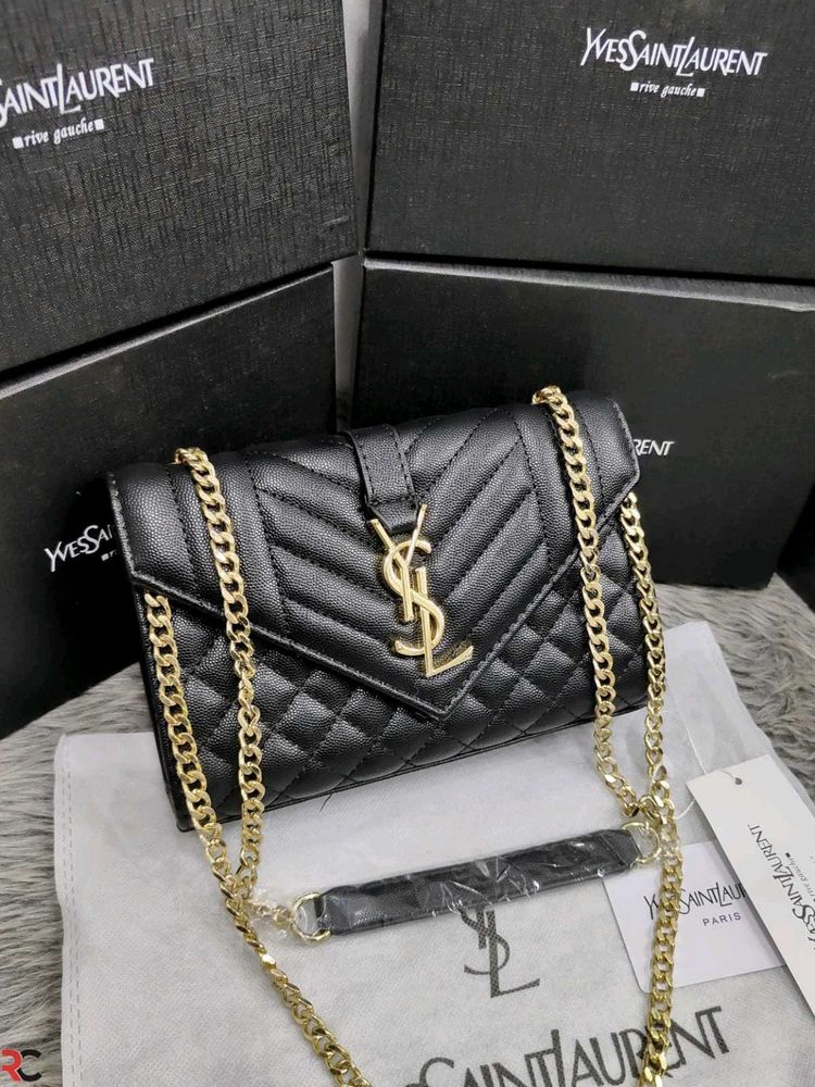 YSL ENVELOPE MEDIUM SLING BAG WD BOX