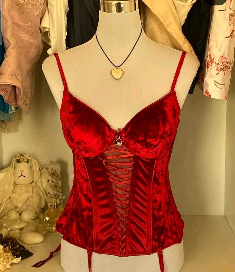 Red Velvet Corset