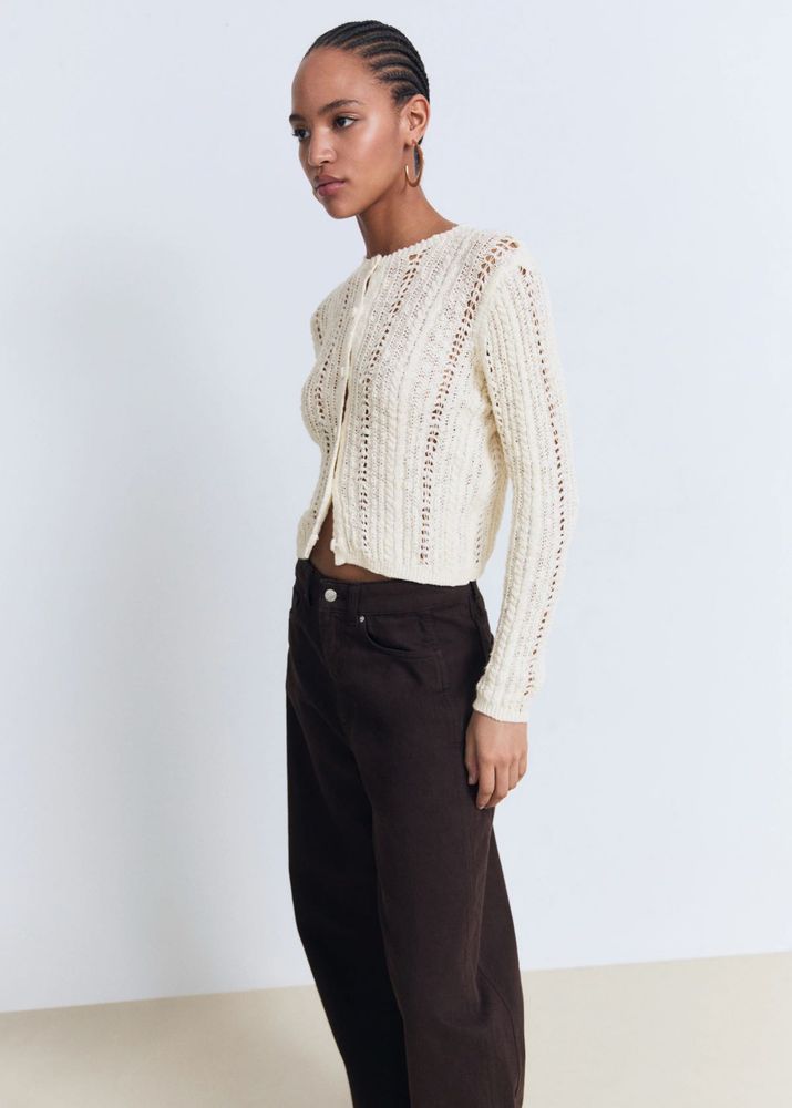 Zara - Cute Knit Crochet Cardigan