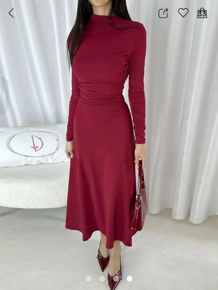 Maxi Red Bodycon Dress